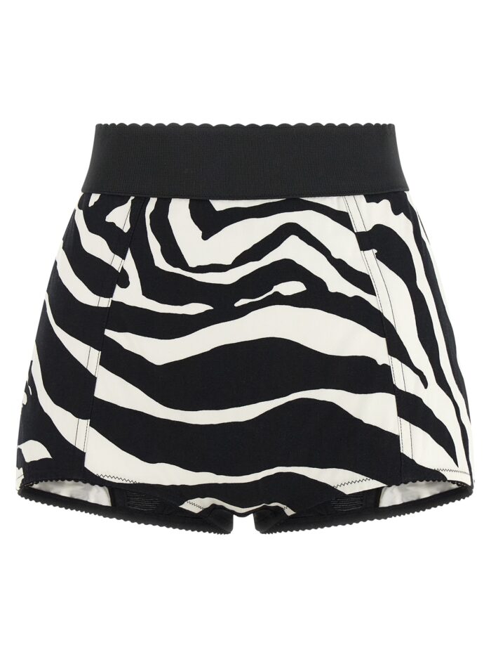 dolce & gabbana 'zebra' shorts Dolce & Gabbana 'Zebra' Shorts