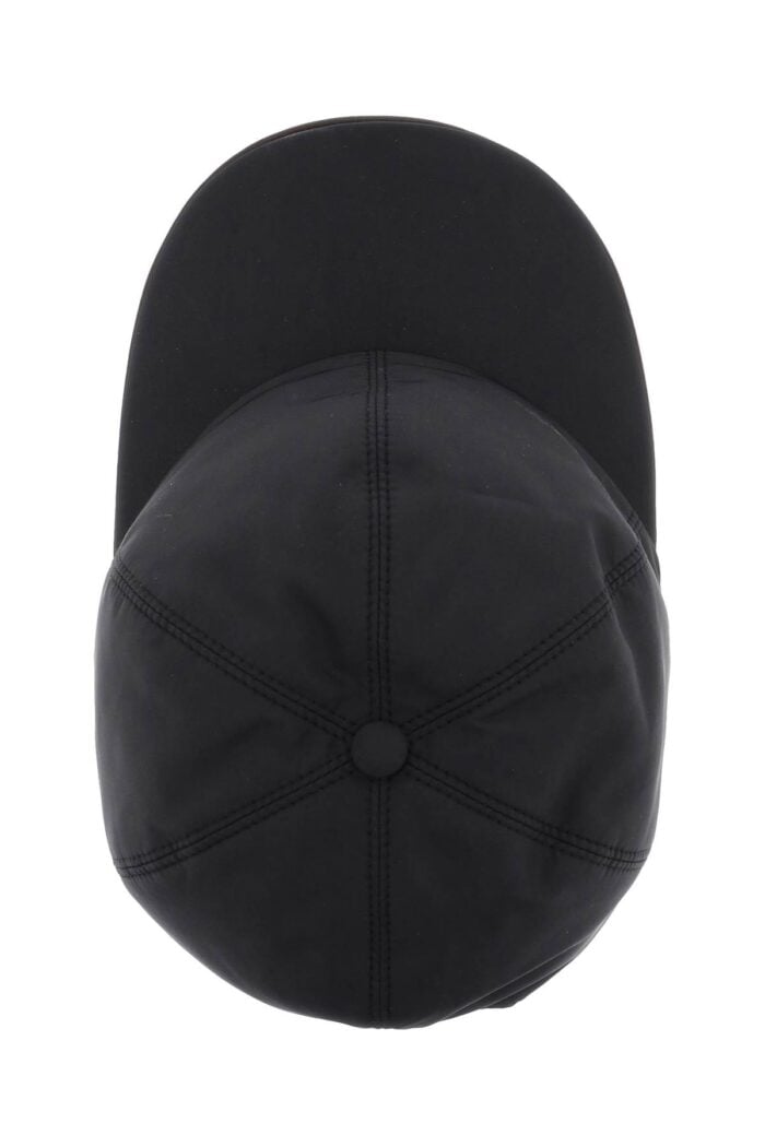 ZEGNA Baseball Cap With Leather Trim