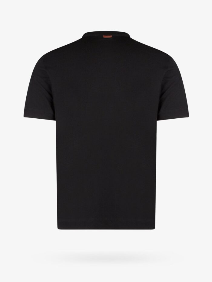 Zegna Basic T-shirt With Logo Embroidery