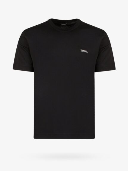 Zegna Basic T-shirt With Logo Embroidery