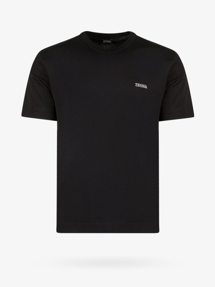 Zegna Basic T-shirt With Logo Embroidery