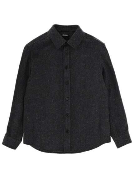 Zegna CASHMERE AND SILK OVERSHIRT