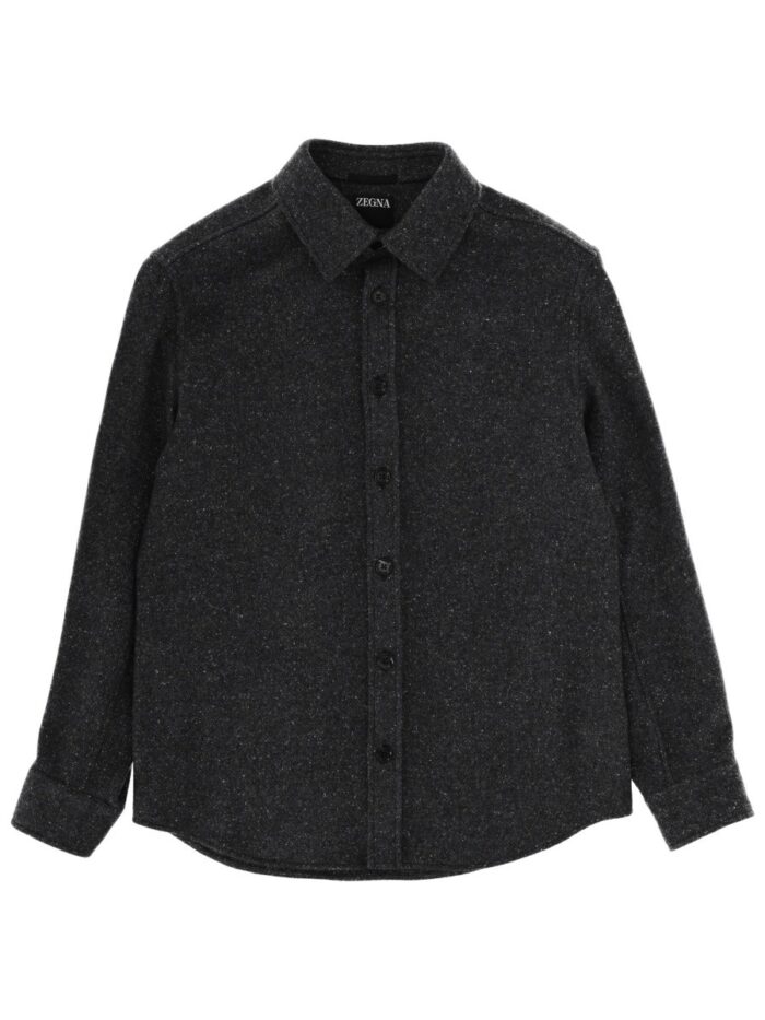 Zegna CASHMERE AND SILK OVERSHIRT
