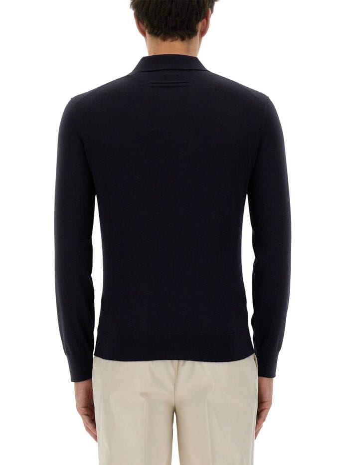 Zegna CASHMERE AND SILK POLO SHIRT