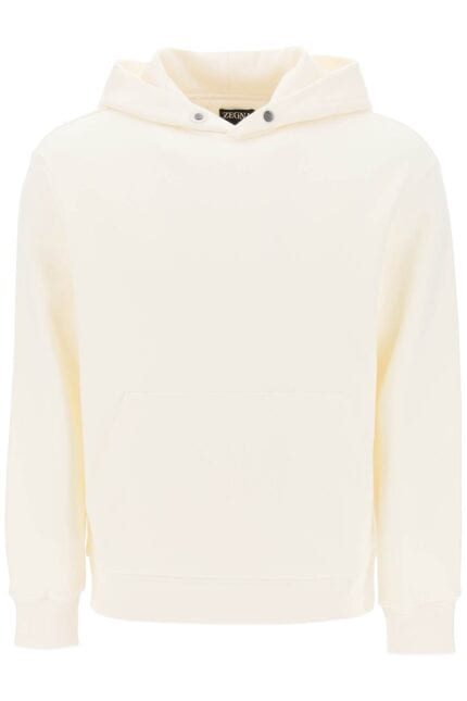 Zegna Cotton And Cashmere Hoodie