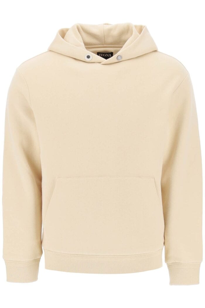 Zegna Cotton And Cashmere Hoodie