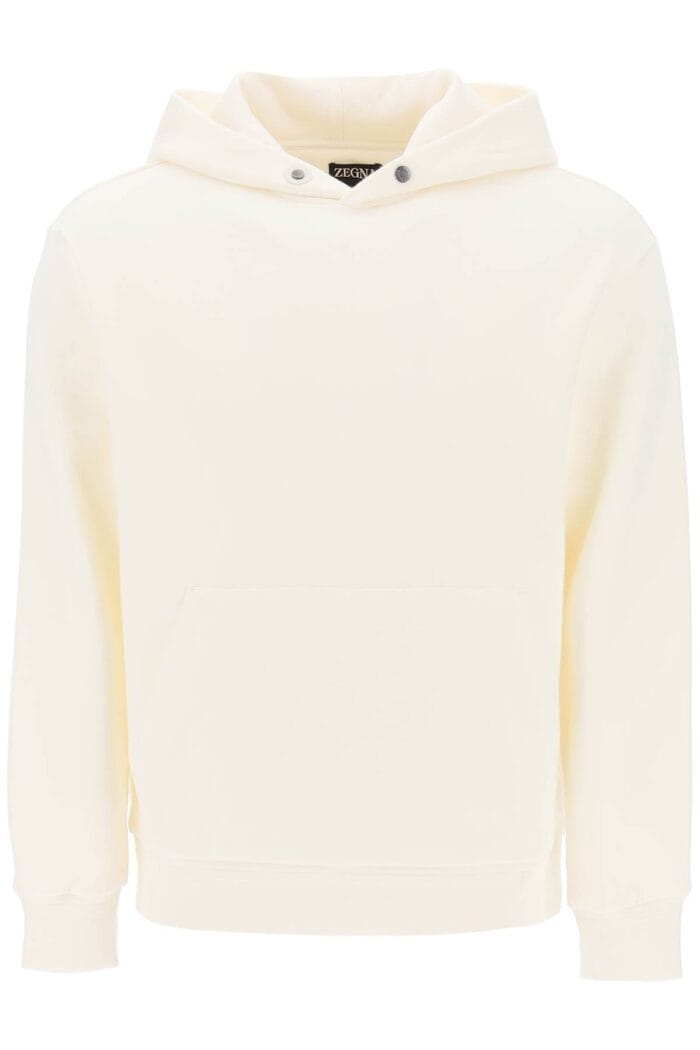 Zegna Cotton And Cashmere Hoodie