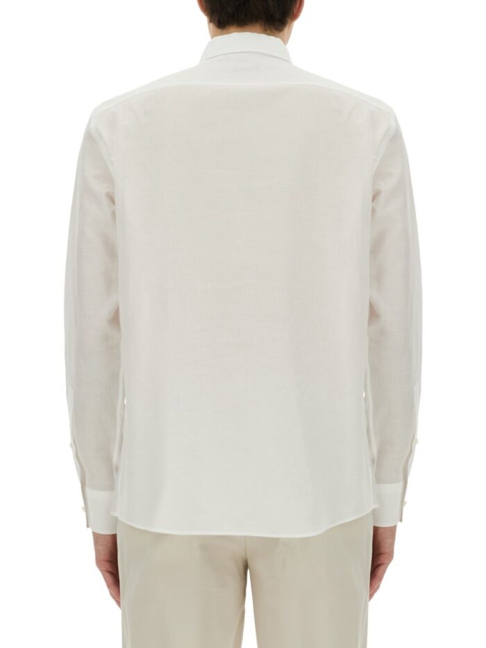 Zegna COTTON AND LINEN SHIRT