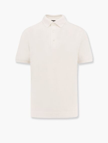 Zegna Cotton And Silk Polo Shirt