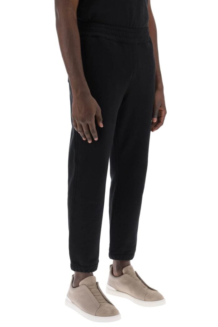 ZEGNA Cotton Sweatpants With Brushed Finish