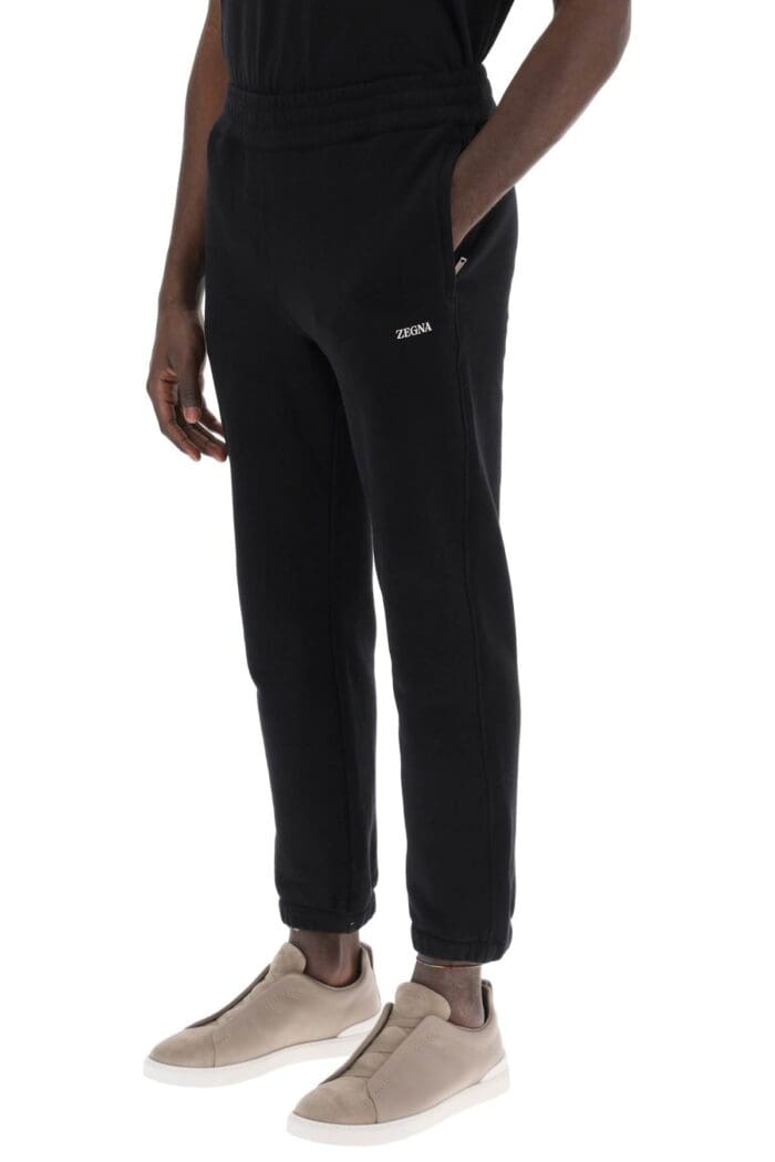 ZEGNA Cotton Sweatpants With Brushed Finish