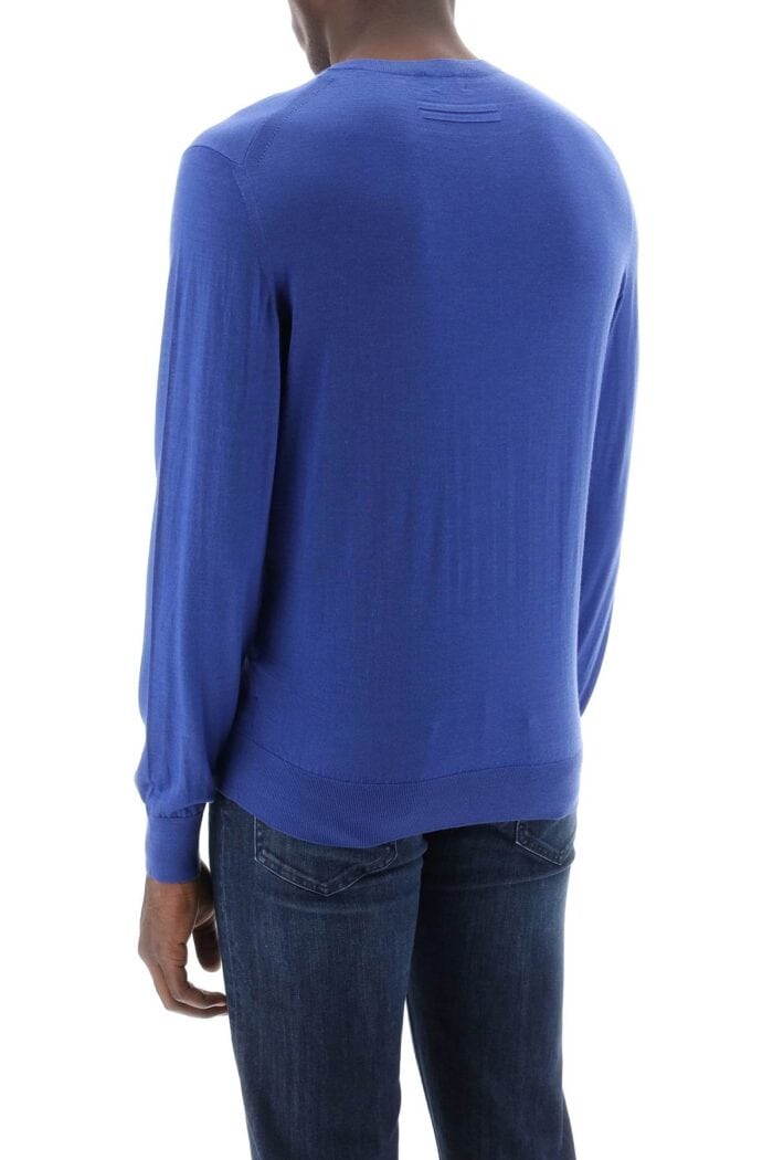 ZEGNA Crew-neck Sweater In Pure Wool