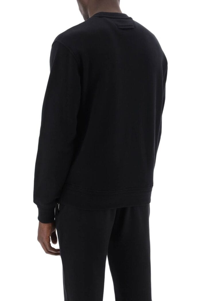 ZEGNA Crewneck Sweatshirt With Rubberized Logo