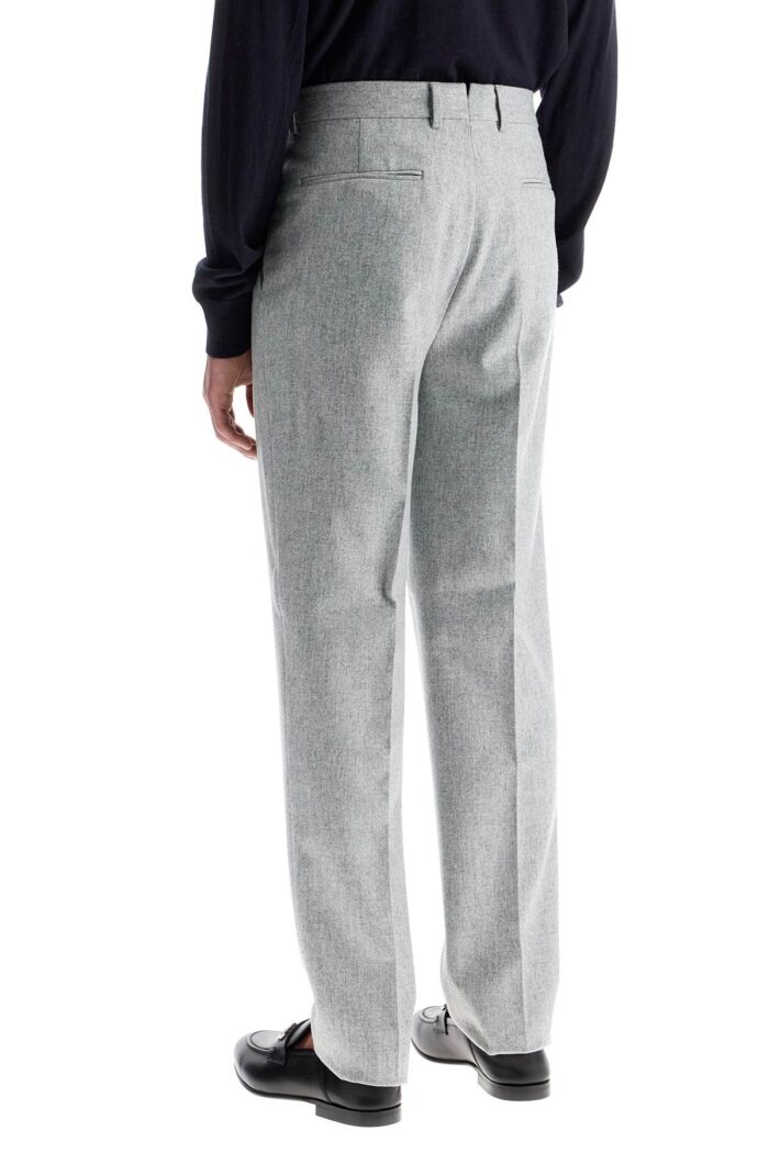 ZEGNA Formal Wool Trousers With Pleats