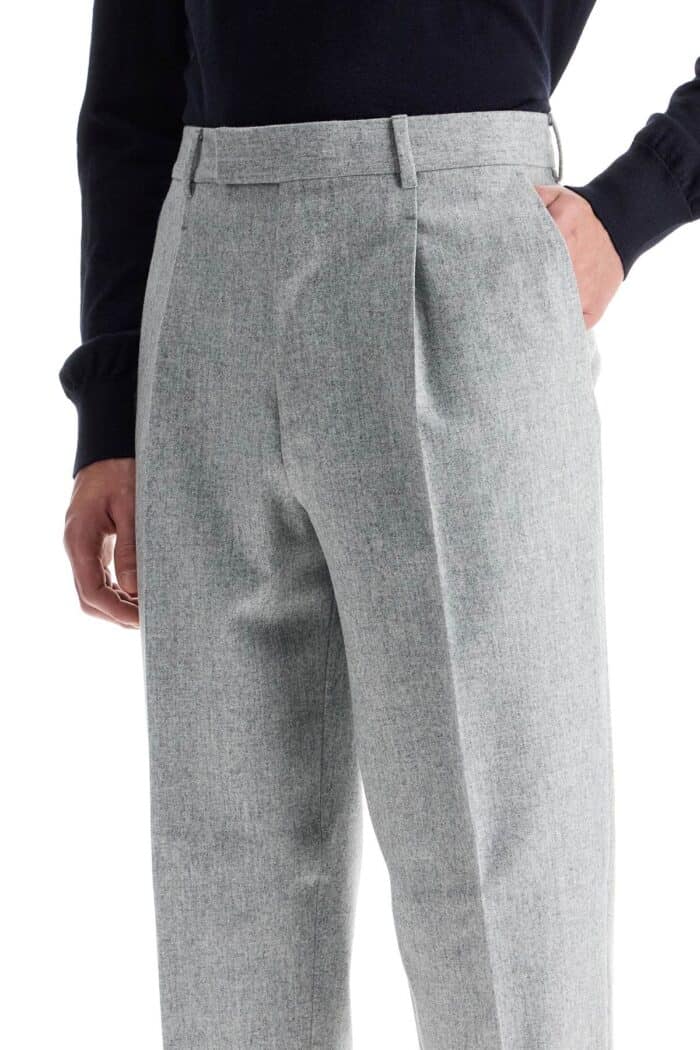 ZEGNA Formal Wool Trousers With Pleats