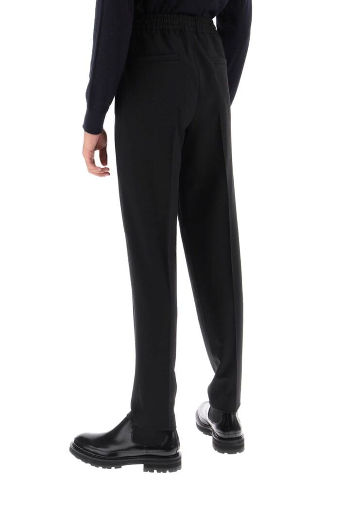 Zegna Jogger Fit Wool Blend Trousers