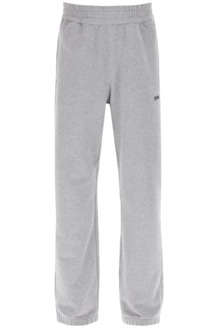 Zegna Joggers With Rubberized Logo