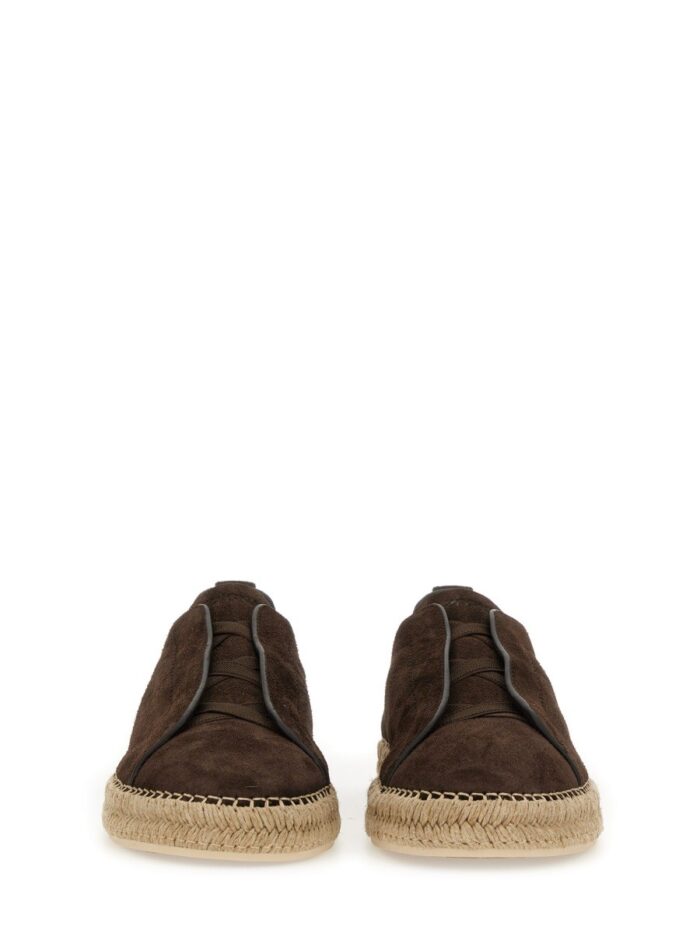 Zegna LEATHER ESPADRILLE