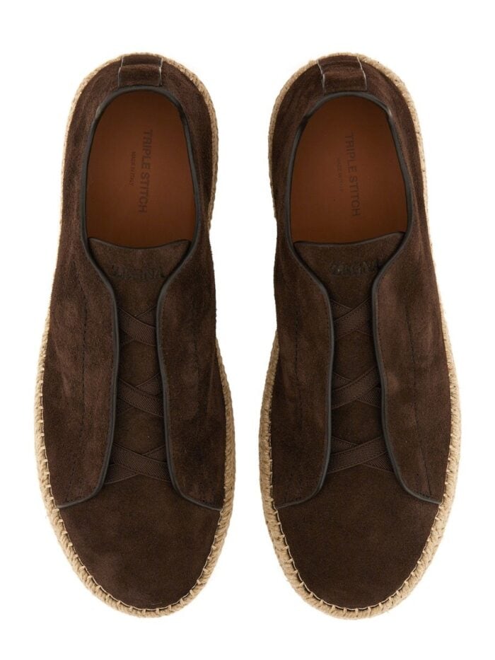 Zegna LEATHER ESPADRILLE