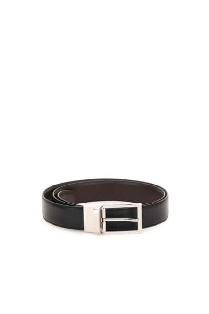 ZEGNA Leather Reversibile Belt