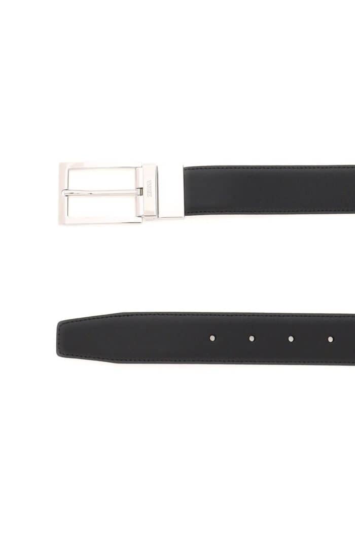 ZEGNA Leather Reversibile Belt