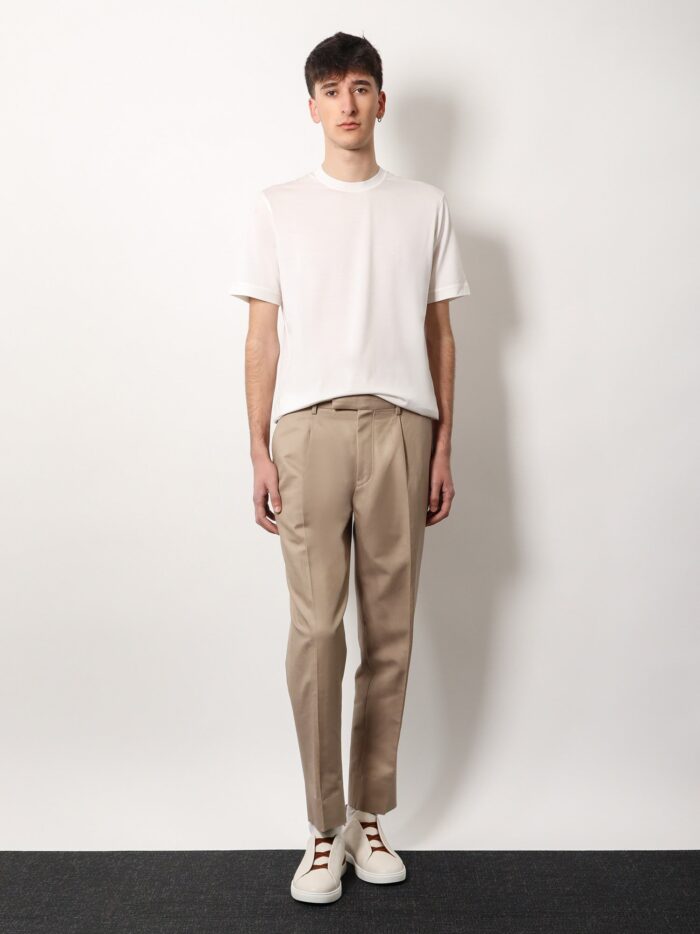Zegna Leggerissimo Cotton And Silk T-shirt