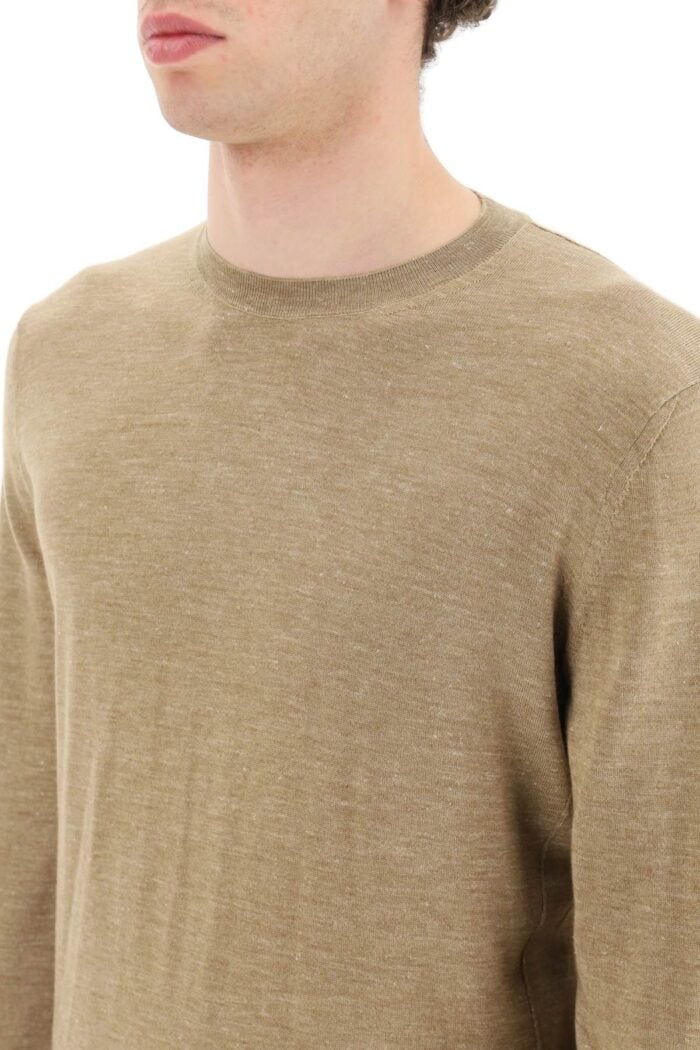 Zegna Lightweight Silk Cashmere And Linen Sweater