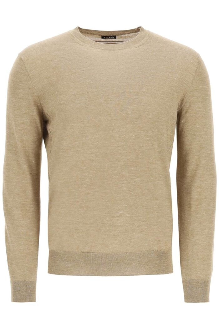 Zegna Lightweight Silk Cashmere And Linen Sweater