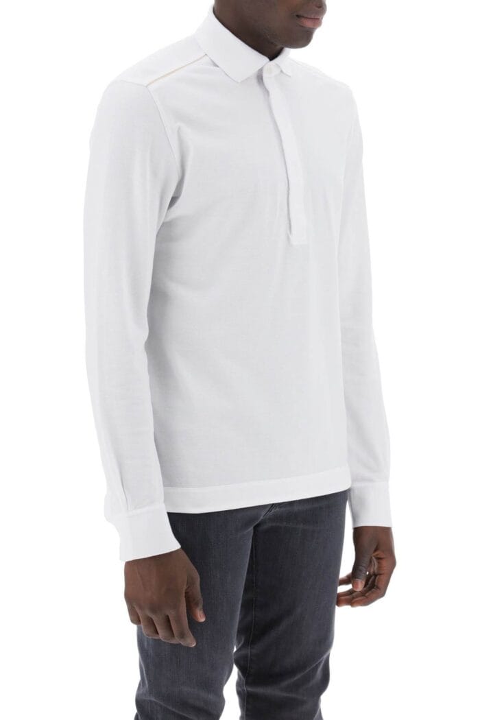 ZEGNA Long-sleeved Polo Shirt