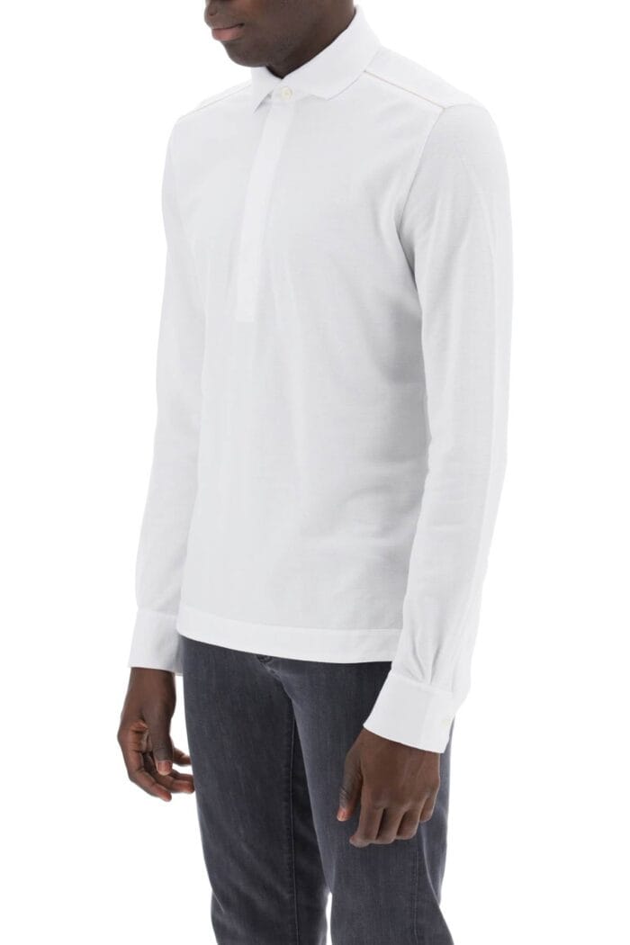 ZEGNA Long-sleeved Polo Shirt