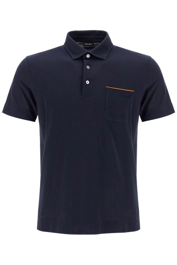 ZEGNA Piqu Polo Shirt With Pocket