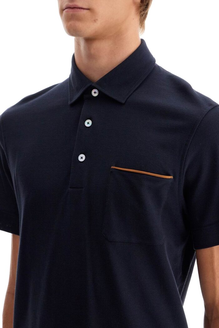 ZEGNA Piqu Polo Shirt With Pocket