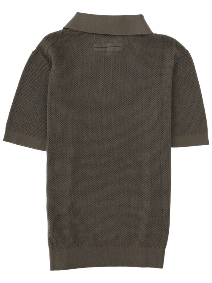 Zegna POLO JACQUARD IN COTONE