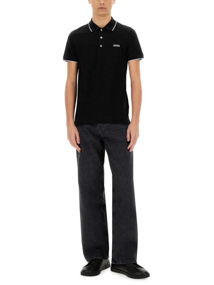 Zegna POLO WITH LOGO