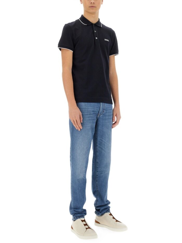 Zegna POLO WITH LOGO