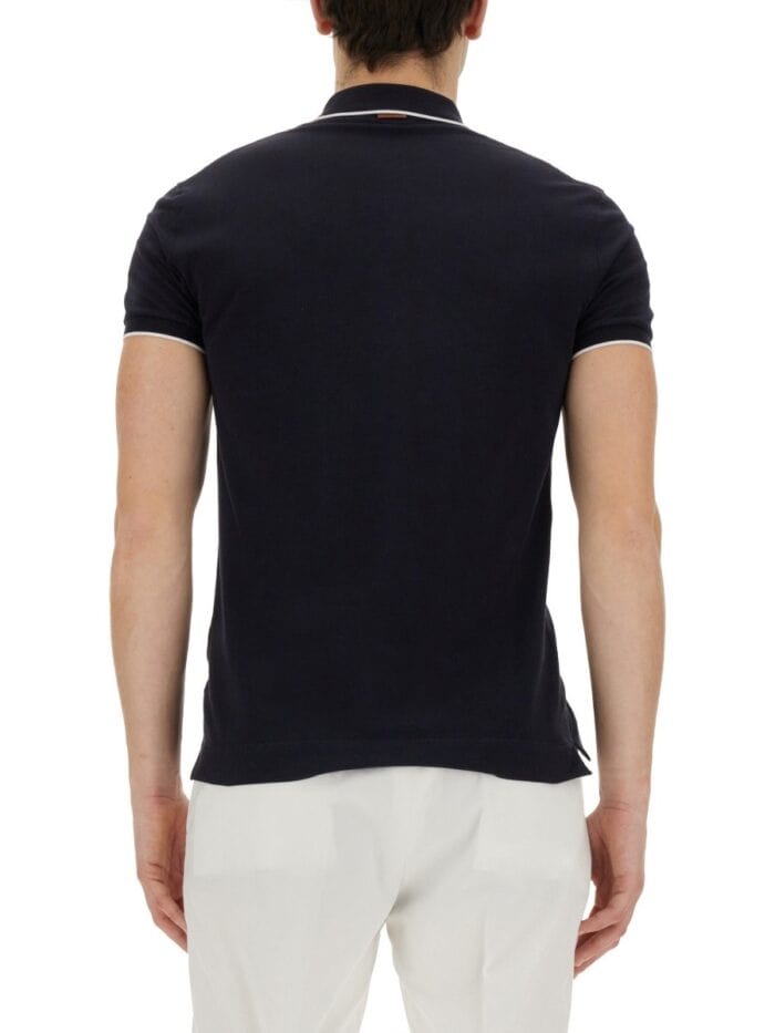 Zegna POLO WITH LOGO