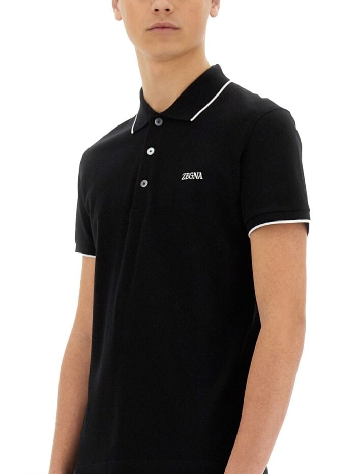 Zegna POLO WITH LOGO