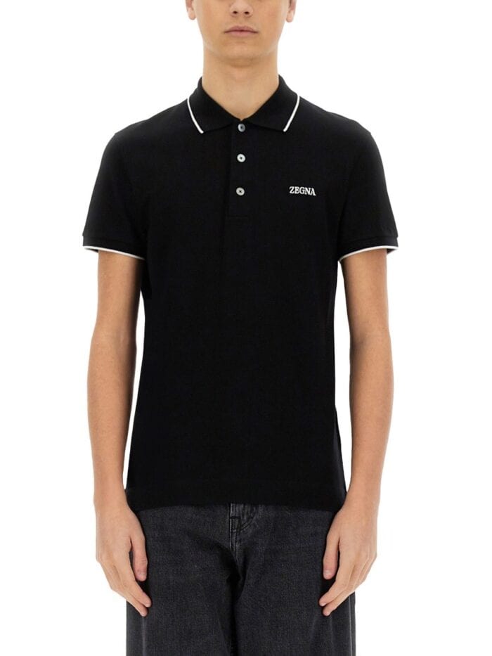 Zegna POLO WITH LOGO