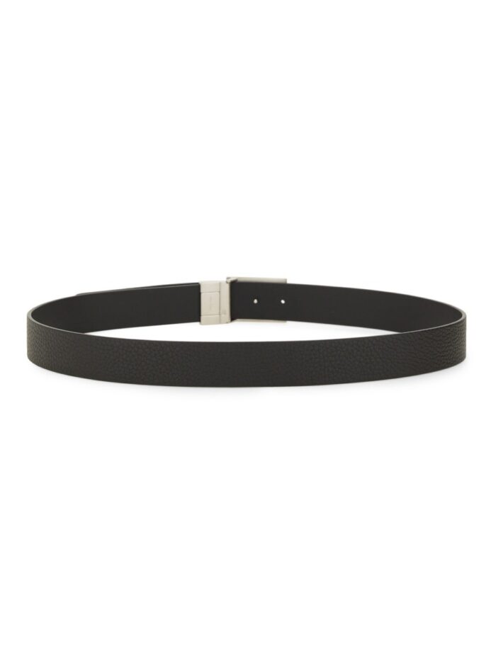 Zegna REVERSIBLE BELT WITH MONOGRAM "Z" BUCKLE