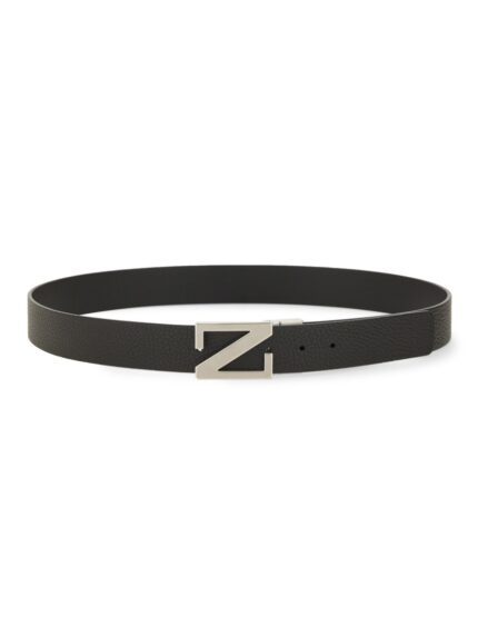 Zegna REVERSIBLE BELT WITH MONOGRAM "Z" BUCKLE