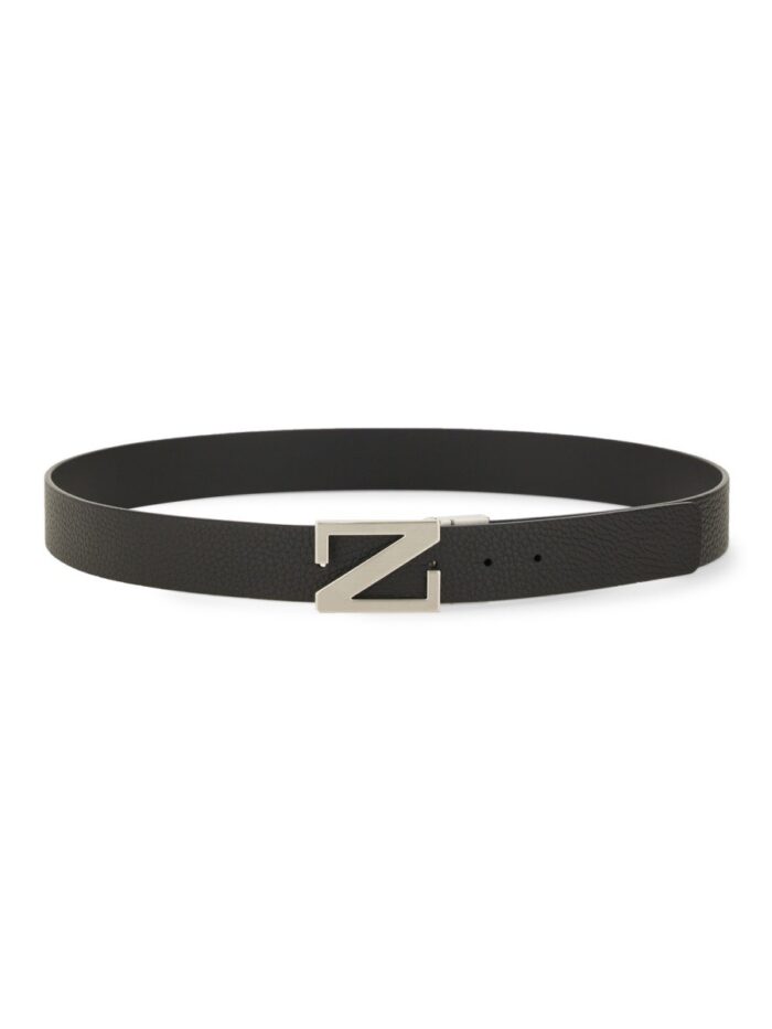 Zegna REVERSIBLE BELT WITH MONOGRAM "Z" BUCKLE