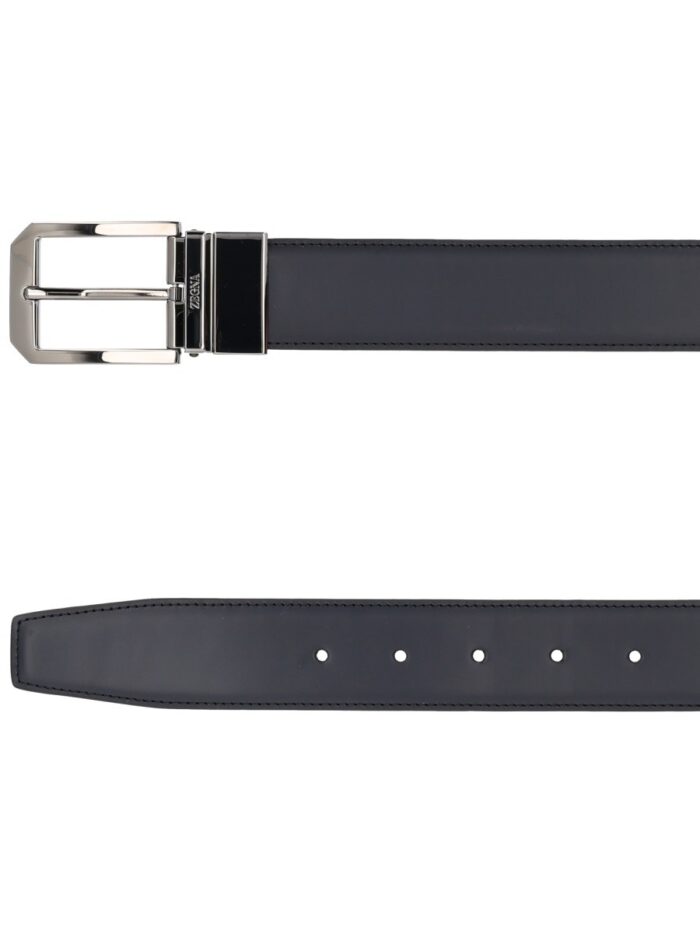 Zegna REVERSIBLE LEATHER BELT