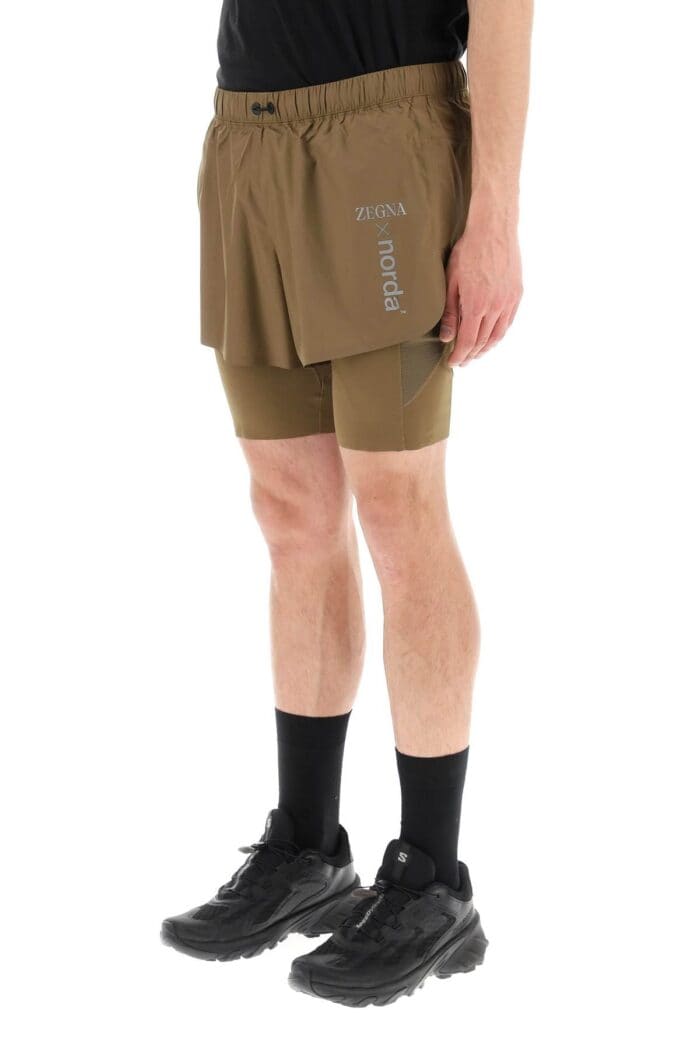 Zegna Running Techno Shorts