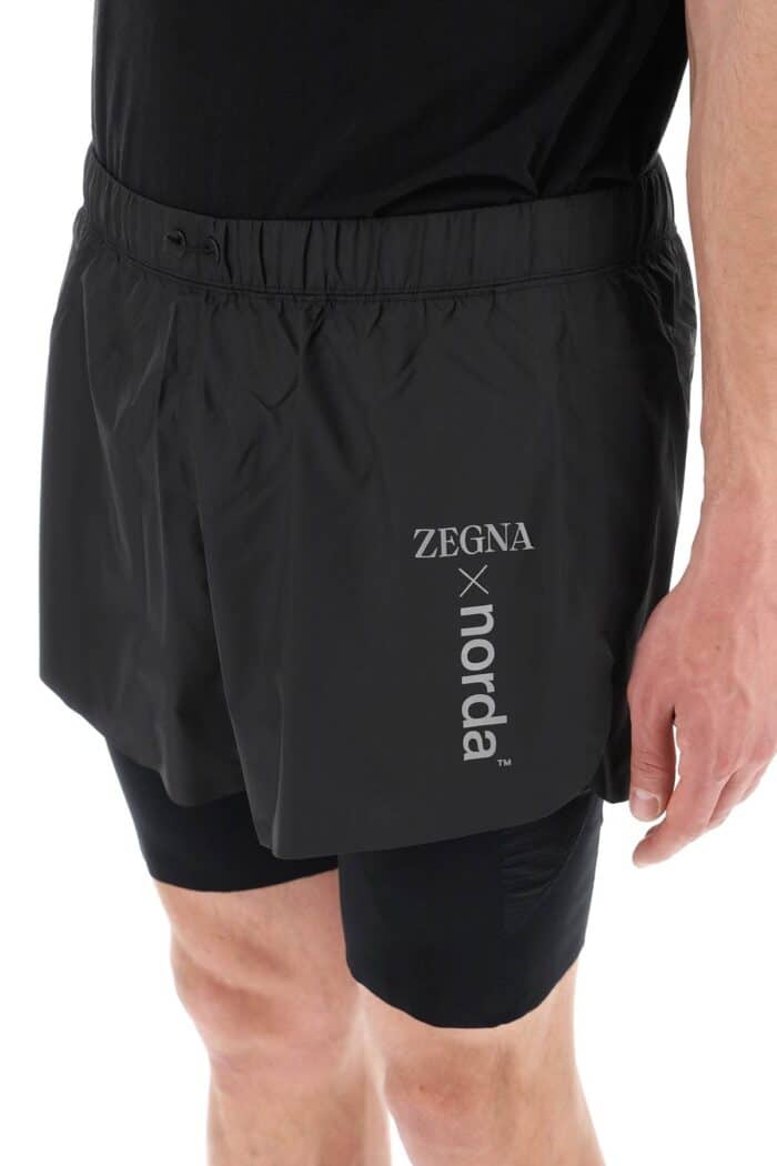 Zegna Running Techno Shorts