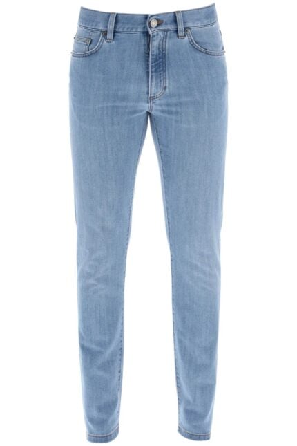 ZEGNA Slim Fit Jeans In Stretch Denim