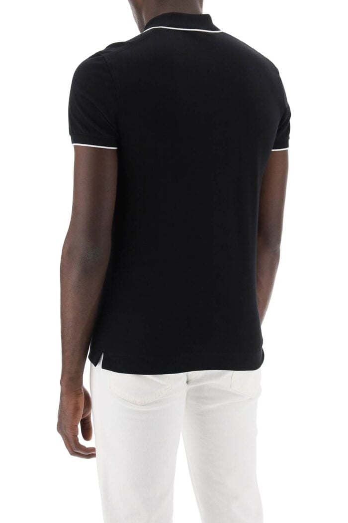 ZEGNA Slim Fit Polo Shirt In Stretch Cotton