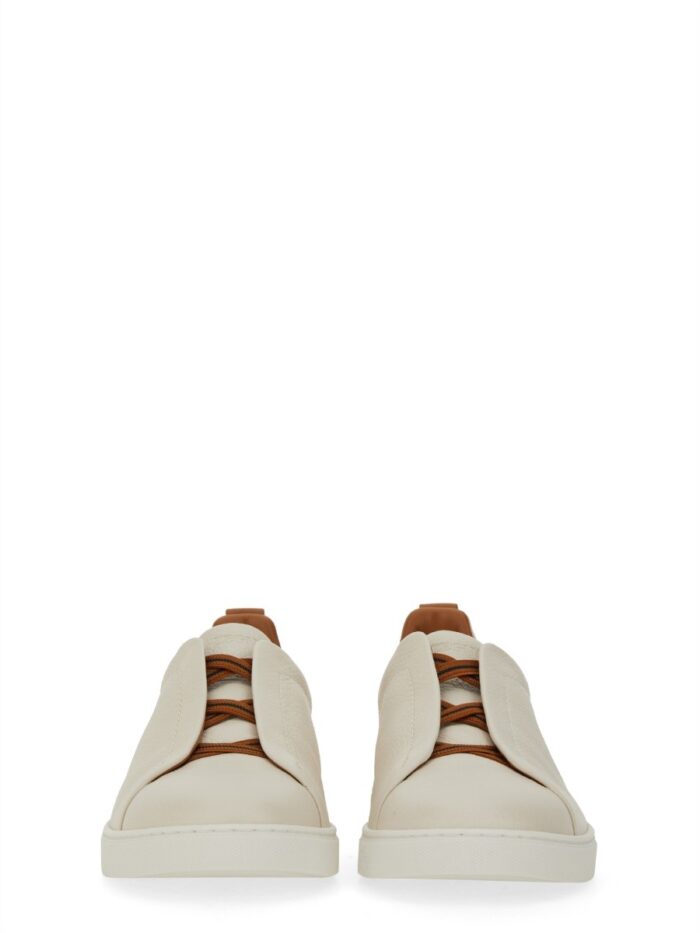 Zegna SNEAKER LOW TOP TRIPLE STITCH
