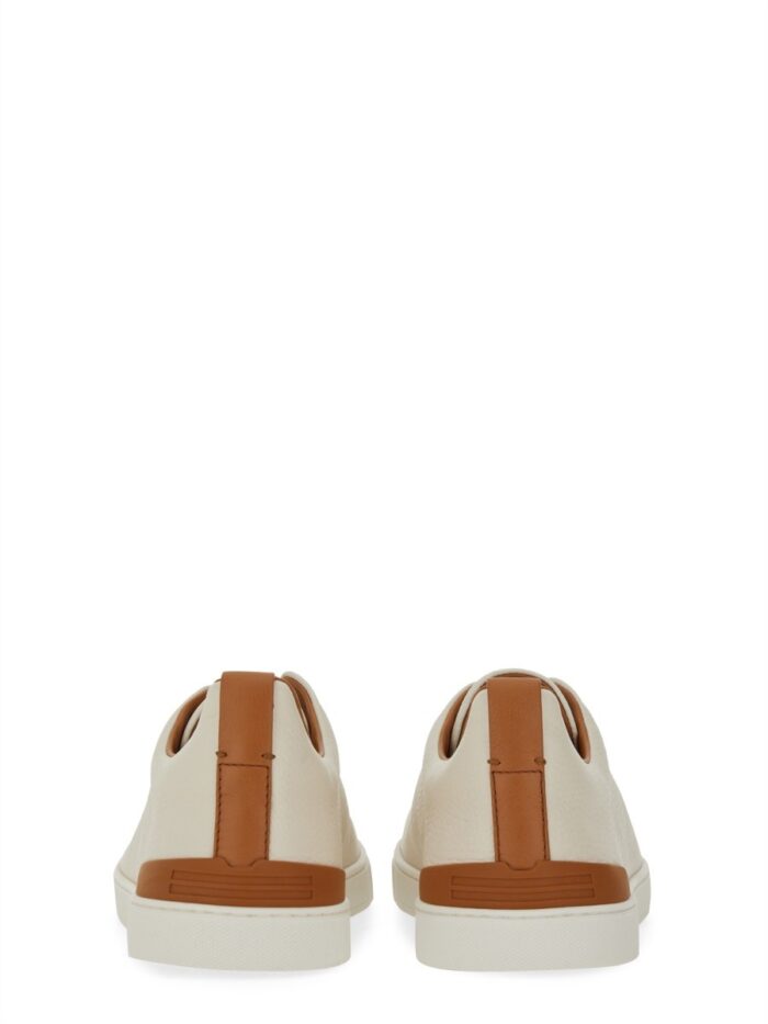 Zegna SNEAKER LOW TOP TRIPLE STITCH