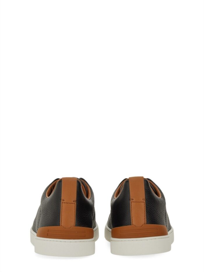 Zegna SNEAKER LOW TOP TRIPLE STITCH