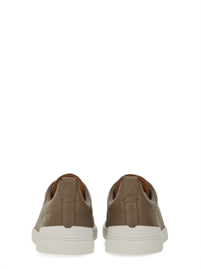 Zegna SNEAKER LOW TOP TRIPLE STITCH